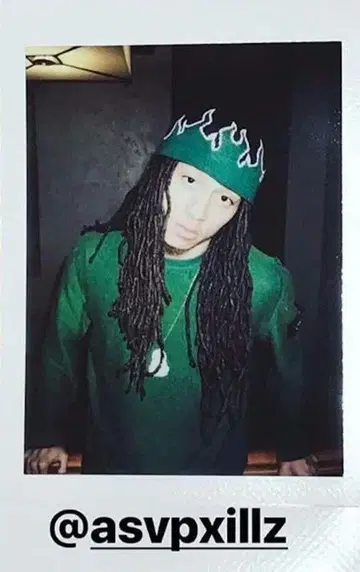Disco Inferno ASAP Illz 착용 그린 비니