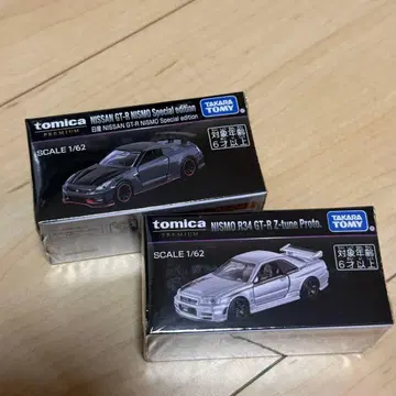 재팬 모빌리티 쇼 토미카 프리미엄 GT-R 2대 세트