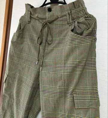 베르메이유 페예나 체크 사이드 포켓 팬츠