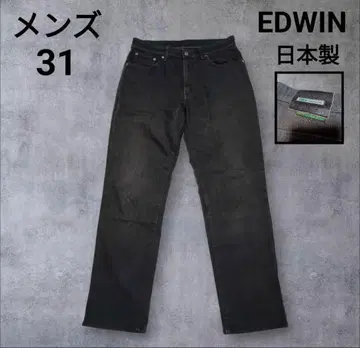EDWIN 스트레이트 데님 31 일본제 다크 그레이