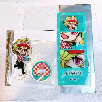 세츠 ROUND1 아크릴 스탠드 포토그레이풍 카드 그노시아