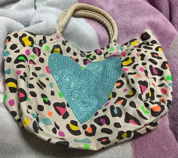 표범 무늬 토트백