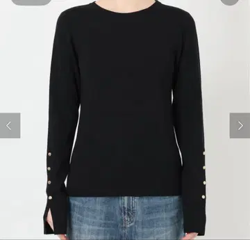 Spick & span 블랙 긴팔 니트 프리 사이즈