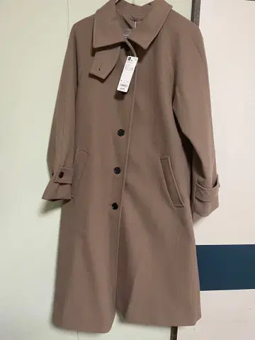 새상품 GU 코지 멜톤 발마칸 코트 S 사이즈