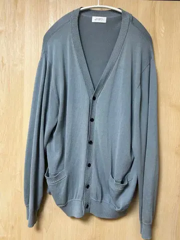 Saturdays NYC 블루 V넥 가디건