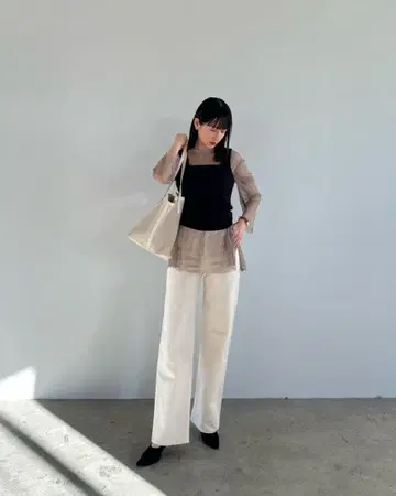 CLANE 세컨드 데님 팬츠 아이보리