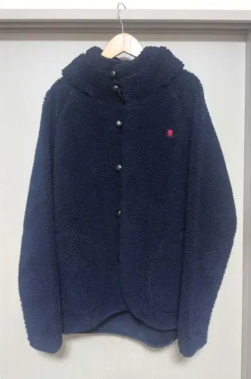 Gymplehx 후드 부착 보아 자켓 네이비 사이즈 L