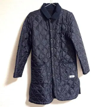 ARMEN 네이비 퀼팅 코트 S 사이즈