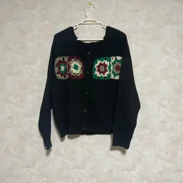 niko and - 노카라 크로셰 니트 가디건