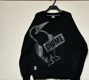 CHUMS 빅 로고 맨투맨 M 사이즈