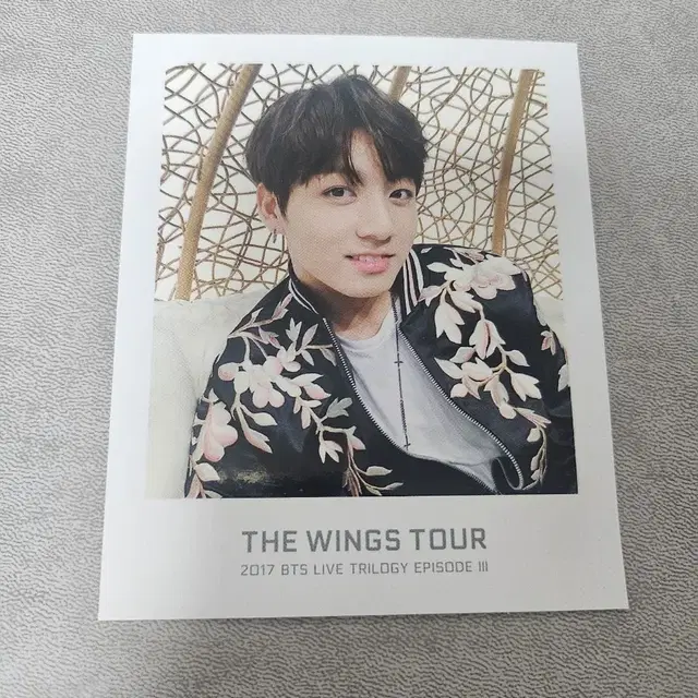 bts 방탄 윙즈 투어 바인더 포카 정국