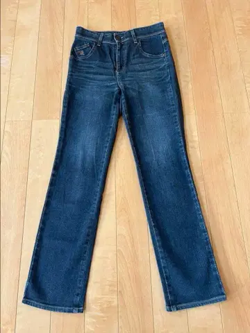 썸띵 다크 블루 스트레이트 데님 청바지 30 32