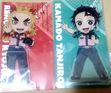 귀멸의 칼날 렌고쿠 쿄쥬로 & 카마도 탄지로 빅 아크릴 스탠드 묶음 판매