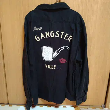 갱스터빌 블랙 긴팔 셔츠