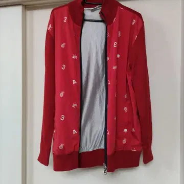 adidas 레드 집업 자켓 L/G
