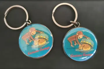 레트로 오자루의 조지 몽키 키링