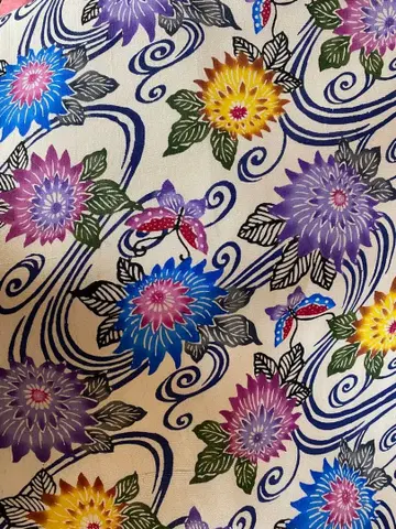 류큐 빙가타 나고야 오비 (치넨 사다오)