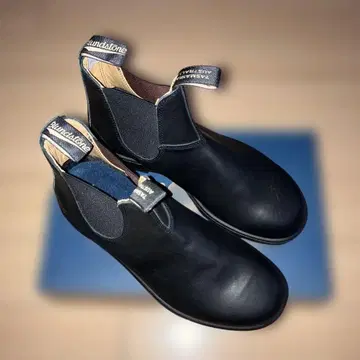 미사용 새상품 블런드스톤#558 천연 가죽 블랙 사이즈 UK 8