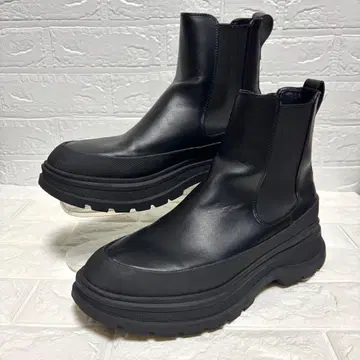 ZARA 사이드 고어 부츠 통굽