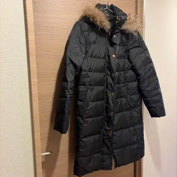 purelast 블랙 롱 다운 자켓