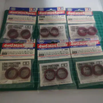 4wd Mini Racer 저마찰 로우 프로파일 타이어 6개 세트
