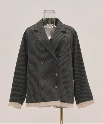 loin nuit 프릴 레이어드 디자인 자켓