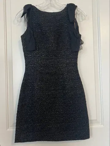 [ 새상품급 ] D&G 트위드 블랙 드레스