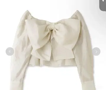 스나이델 snidel 리본 디자인 시어 블라우스