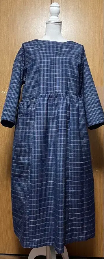 기모노 리메이크 의 허리 개더 원피스