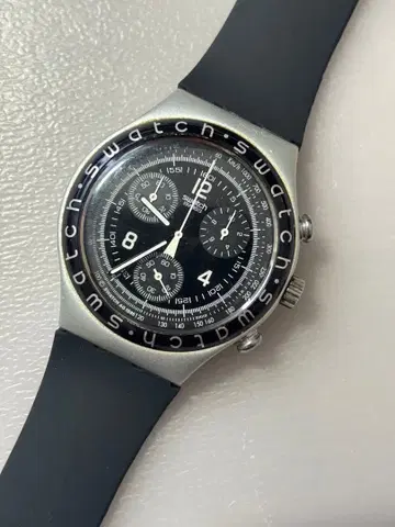 swatch IRONY 크로노그래프 YCS1000 완동품