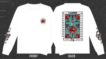 ELLEGARDEN 롱 T 화이트 XL 사이즈 미개봉 미사용