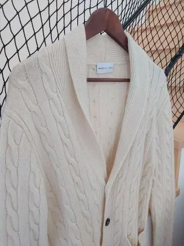 PRINGLE 1815 가디건 자켓 화이트