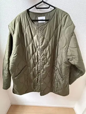 Discoat 오버 사이즈 퀼팅 자켓