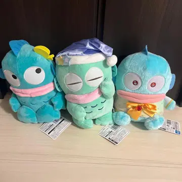 산리오 캐릭터즈 한교동 봉제 인형 모음 3종 세트