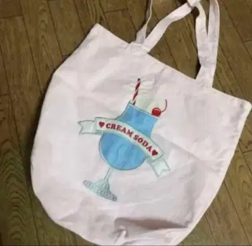 WEGO 토트백 크림 소다