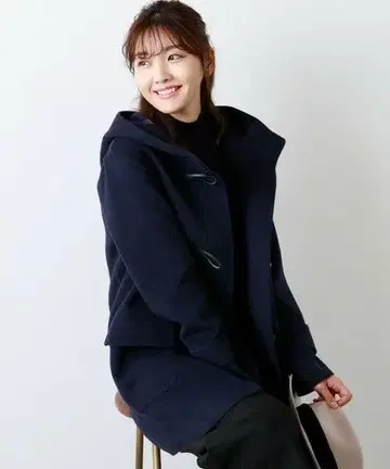 [택 포함 새상품] AMACA 아마카 더플 코트 네이비 42