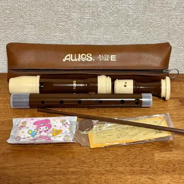 아울로스 AULOS 알토 리코더 319A 브라운