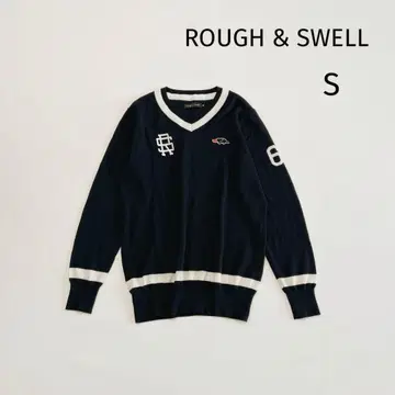 ROUGH & SWELL 라프앤드스웰 V넥 스웨터 블랙