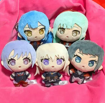 뱅드림 푸치슈! Ave Mujica 봉제 인형 마스코트 전 5종 세트