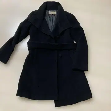 프로포션 바디 드레싱 블랙 롱 코트