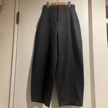 슬랙스 팬츠 [아르간 오일 가공] 미기모 트윌 커브 팬츠 여성용