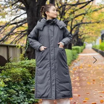 미사용 새상품 studio clip 스튜디오 클립 따뜻한 충전솜 롱 코트