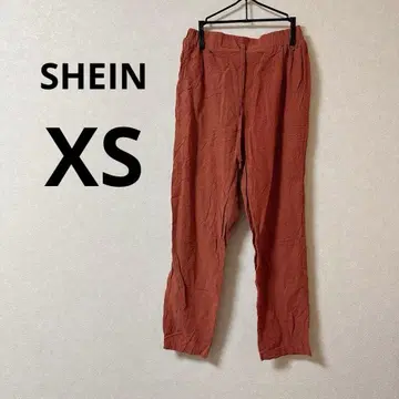 SHEIN [ XS ] 100% 코튼 와이드 팬츠 심플
