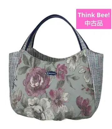 [싱크비 중고품] 녹턴 로즈 꽃무늬 토트백 익명 배송