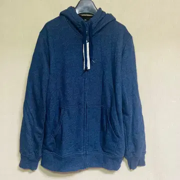 새상품 UNIQLO 유니클로 보아 맨투맨 풀 집업 후드티 네이비