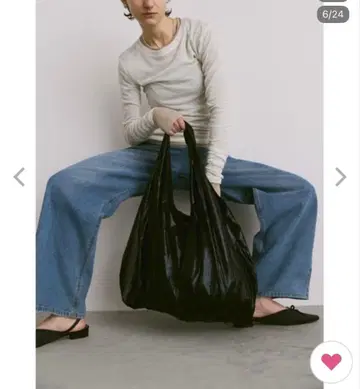 블랙 토트백 빅