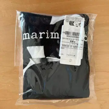 새상품 미개봉 marimekko 꽃무늬 에코백 블랙/화이트