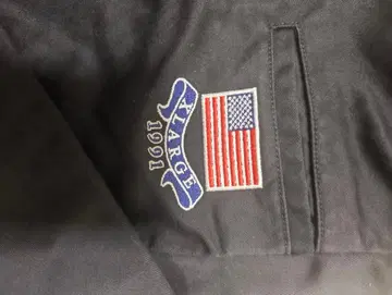 XLARGE 블랙 워크 팬츠