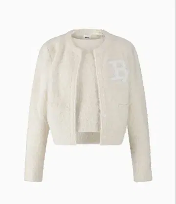 Bibiy. STELLAR OPEN CARDIGAN 화이트