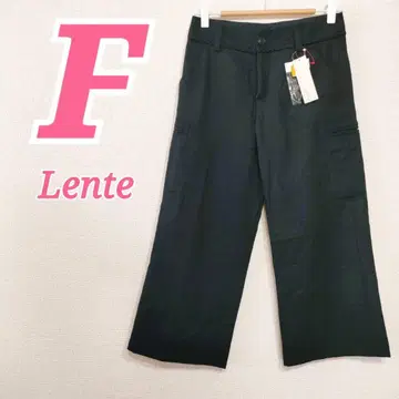 Lente 블랙 턱 와이드 팬츠 F 가을/겨울 캐주얼